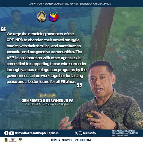romeo brawner|AFP STATEMENT .